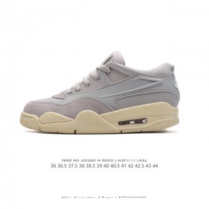 公司级 耐克 新款 Nike Air Jordan 4 Retro OG 低帮 迈克尔 乔丹AJ4代乔4 复古休闲运动文化篮球鞋。秉承轻量化的速度型篮球鞋设计思