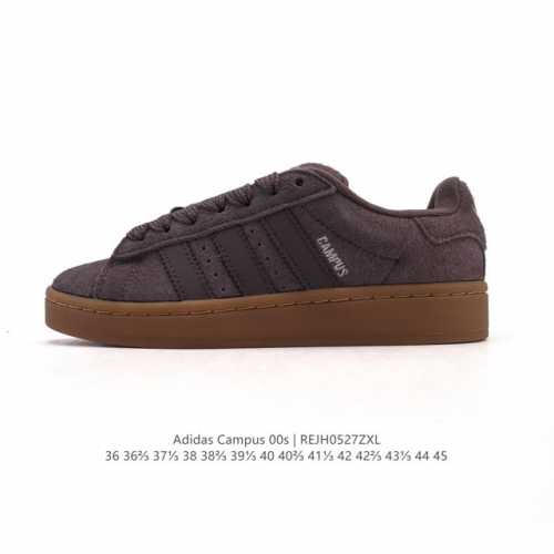 公司级 Adidas阿迪达斯.三叶草Campus 00S 面包鞋复古休闲板鞋 千禧回潮 Adidas Campus 00S 经典再现 面包化的Campus鞋款在