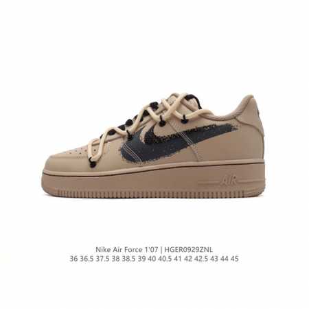 Af1耐克 Nike Air Force 1 ‘07 Low 空军一号 解构绑带 双鞋带 厚底增高百搭运动板鞋 原楦头原纸板 打造纯正空军版型，专注外贸渠道 全 - 点击图像关闭