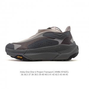 新品公司级 Hoka One One Project Transport 舒适 防滑耐磨 低帮 生活休闲鞋 男女同款 这双鞋也是Hoka提倡环保主义的一双鞋款，