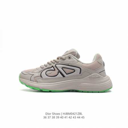 高奢品牌-Dior迪奥 B28 Oblique Galaxy Low Top Sneakers B28低帮系列复古百搭运动休闲板鞋“浅灰黑夜蓝刺绣cd重影” 尺 - 点击图像关闭