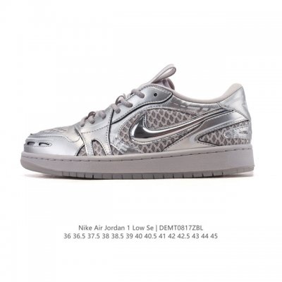 耐克 乔丹Air Jordan 1 Low Aj1 乔1 乔丹1代Aj1 低帮复古文化休闲运动篮球鞋。从1985 年面世的元年款汲取设计灵感，采用简洁大方的经典