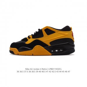 耐克 新款 Nike Air Jordan 4 Retro OG 低帮 迈克尔 乔丹AJ4代乔4 复古休闲运动文化篮球鞋。秉承轻量化的速度型篮球鞋设计思想完成设
