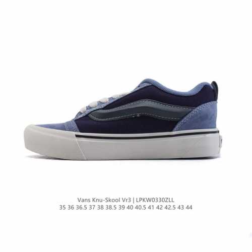 万斯 Vans Knu-Skool Vr3 Lx 面包鞋皮革拼接鞋面。坎普尔 茱利安系列低帮复古硫化休闲运动板鞋“肥胖版大Logo”要说整个年最为热门的鞋型之一
