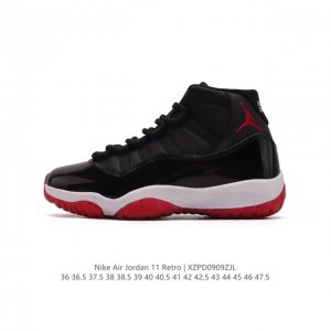 公司级 耐克乔丹11代 Nike Air Jordan 11 Retro 复刻男士运动鞋 Aj11代经典设计，深受球员与球迷喜爱。Jordan 乔丹 采用漆皮牛