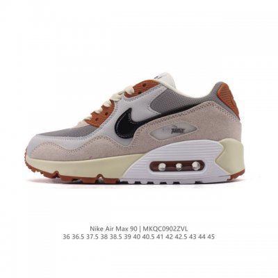 Nike耐克运动鞋 Air Max 90 健身运动跑鞋休闲鞋 复古风十足！Air Max 90 作为 Nike 旗下最经典的鞋型之一，凭借着百搭的造型，获得众多