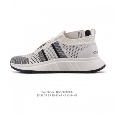 公司级 Dior 迪奥 高奢品牌 彰显高级气质 Dior 运动鞋低帮系列复古休闲鞋时尚慢跑鞋厚底老爹鞋圆头系带 运动跑鞋 生活休闲鞋 男女同款 时髦单品 时尚百