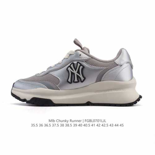 特价 全新2025年新款，Ny美国榄球洋基队New York Yankees X Mlb Chunky Runner Liner 莱纳系列低帮厚底老爹风透气舒适