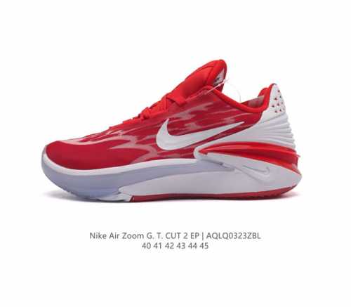 耐克 Nike Air Zoom Gt Cut 2 二代缓震实战篮球鞋 鞋身整体延续了初代gt Cut的流线造型 鞋面以特殊的半透明网状材质设计 整体颜值一如既