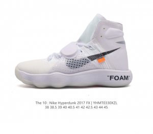 耐克大吕布 The 10 Nike React Hyperdunk 2017 重影 Ghosting主题 Off-White联名篮球鞋 The 10系列中唯一一