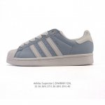 真标 阿迪达斯 Adidas Superstar 2025年新款鞋子 蛇年新款经典贝壳头系列 新款休闲板鞋潮流女士运动鞋。鞋面柔软皮革拼接材质 标志性的贝壳鞋头