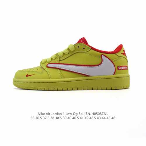 公司级 头层皮 真标 耐克 Nike Air Jordan 1 Low Og Sp Military Blue Aj1乔1倒勾 2025年新款 蛇年新款 低帮篮