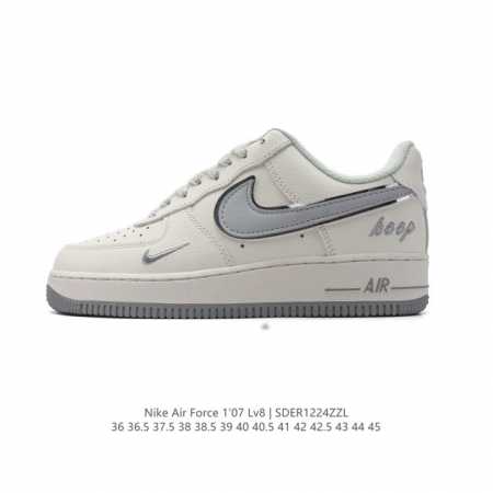 耐克 Nike Air Force 1 '07 Low 空军一号含气垫 小白鞋 低帮百搭厚底增高休闲运动板鞋。柔软、弹性十足的缓震性能和出色的中底设计，横跨复古 - 点击图像关闭