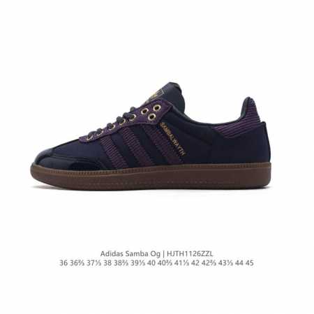阿迪达斯 德训鞋 Adidas Originals Samba Og Shoes 经典运动鞋小白鞋 T头鞋 男女板鞋 彰显休闲摩登风情的时尚经典鞋。它诞生于50 - 点击图像关闭