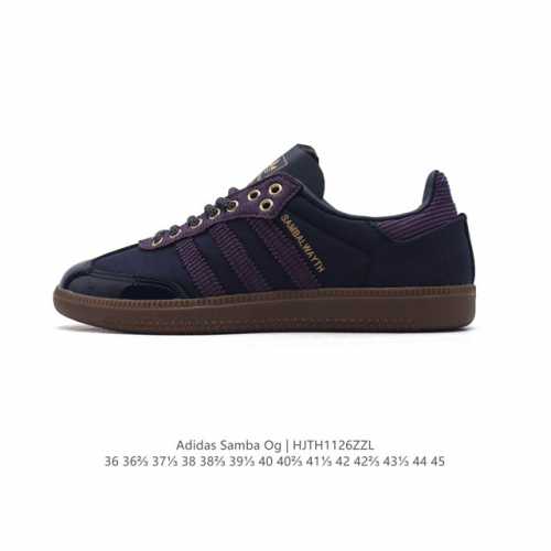 阿迪达斯 德训鞋 Adidas Originals Samba Og Shoes 经典运动鞋小白鞋 T头鞋 男女板鞋 彰显休闲摩登风情的时尚经典鞋。它诞生于50
