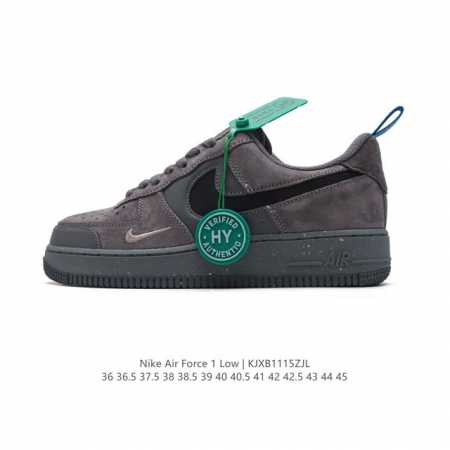 公司级 附赠送logo清洁刷 Af1耐克 Nike Air Force 1 ‘07 Low 空军一号 厚底增高百搭休闲运动板鞋 原楦头原纸板 打造纯正空军版型， - 点击图像关闭