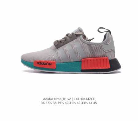 阿迪达斯adidasnmd_R1V2 二代3M反光弹力针织面 缓震男女士时尚舒适缓震运动鞋跑步鞋。采用时髦廓形 以抢眼外形诠释经典细节 为鞋款注入活力搭配 Bo - 点击图像关闭