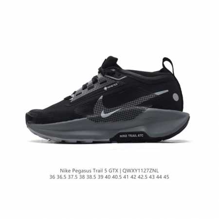 公司级 耐克 Nike Pegasustrail5男女同款越野跑步鞋夏新款耐克飞马该鞋款搭载出众回弹的 Reactx 泡绵中底，多种地面，皆可轻松驾驭。采用别致 - 点击图像关闭