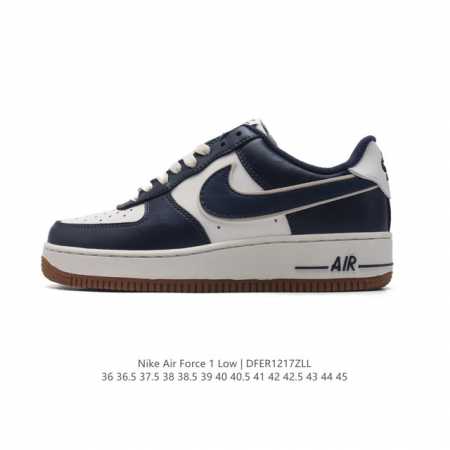 耐克 Nike Air Force 1 '07 Low 空军一号含气垫 小白鞋 低帮百搭厚底增高休闲运动板鞋。柔软、弹性十足的缓震性能和出色的中底设计，横跨复古 - 点击图像关闭