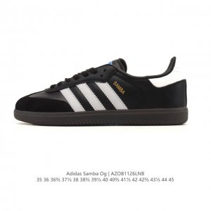 阿迪达斯 德训鞋 Adidas Originals Samba Og Shoes 经典运动鞋小白鞋 T头鞋 男女鞋 彰显休闲摩登风情的时尚经典鞋。它诞生于50年