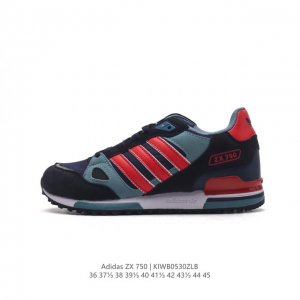 阿迪达斯 Adidas Zx 750 户外耐磨舒适运动休闲鞋男款经典运动鞋。80年代,Zx系列问世。这款经典鞋,采用热塑性聚氨酯橡胶 Tpu 鞋跟笼,搭配乙烯