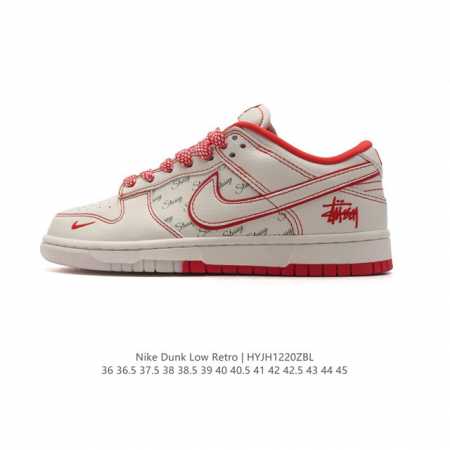 公司级 头层皮 耐克 Nike Dunk Low Retro 运动鞋复古板鞋。作为 80 年代经典篮球鞋款，起初专为硬木球场打造，后来成为席卷街头的时尚标杆，现 - 点击图像关闭