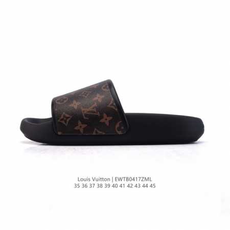 公司级独家纯原版本 Louis Vuitton 路易威登 Waterfront Damier 舒适休闲 时尚 沙滩鞋 休闲家居拖鞋 Louis Vuitton - 点击图像关闭
