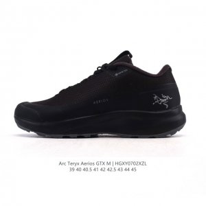 公司级 始祖鸟 Arc’Teryx Aerios Gxt登山靴 防水加强版男士系列加强版户外防水帮登山鞋徒步鞋 轻量支撑长距离越野跑鞋 轻便透气户外运动鞋 耐磨