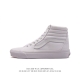 vans 范斯sk8-Hi 男女高帮滑板鞋-复古休闲运动鞋-Vans范斯。Vans推出的sk8-Hi板鞋，以经典的款性和高帮设计呈现，鞋面采用优质皮革材质打造，