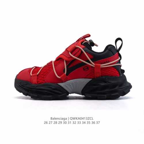 童鞋 潮奢 巴黎世家 Balenciaga 厚底增高板鞋老爹鞋儿童运动鞋，Balenciaga 最新爆款低帮系带休闲运动板鞋 专柜同步上架香港、美国、巴黎各大时
