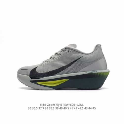 公司级nk Zoomx Invincible Run Flyknit Fk6 轻量飞织低帮休闲运动慢跑鞋 厚底增高 老爹鞋 此鞋专为短跑运动员而生 是为 5 至