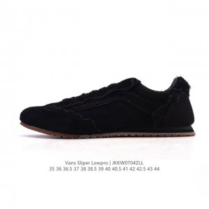 新品公司级 Vans范斯官方 Super Lowpro 复古运动鞋男鞋女鞋板鞋 黑色 Vans Super Lowpro 复古薄底系列运动板鞋 Super Lo