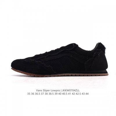新品公司级 Vans范斯官方 Super Lowpro 复古运动鞋男鞋女鞋板鞋 黑色 Vans Super Lowpro 复古薄底系列运动板鞋 Super Lo