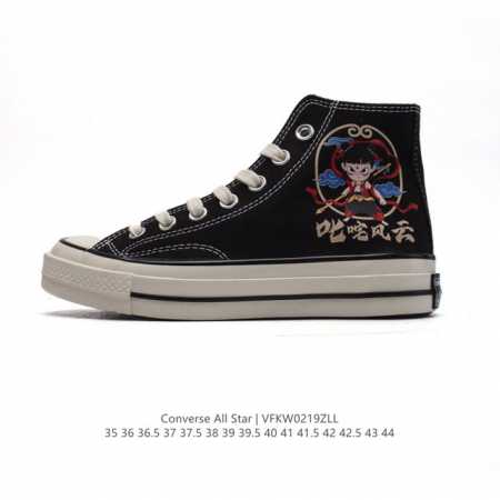 Converse All Star 匡威全明星运动鞋 2025年新款 哪吒之魔童降世 叱咤风云 复古星标高帮休闲运动硫化百搭板鞋 男女鞋经典帆布鞋学院风学生鞋 - 点击图像关闭