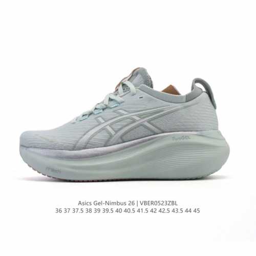 公司级 Asics亚瑟士升级Gel-Nimbus 27男女款跑鞋透气缓震回弹跑鞋N27跑步鞋该鞋款专为提高跑者舒适度和运动表现而设计 搭载了新型鞋面材料和更强的