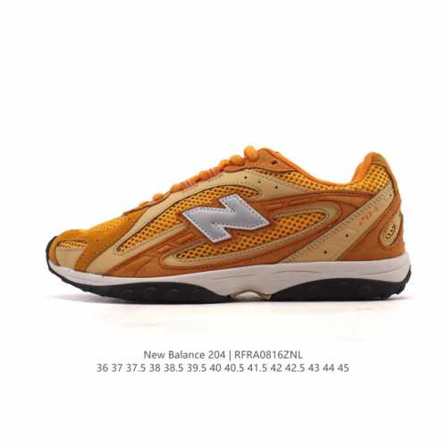 新品 新百伦 2025年新款 New Balance 204L 2025年夏季登场：复古薄底鞋重塑都市运动美学时尚运动跑步鞋，以复古薄底设计与室内足球鞋灵感，打