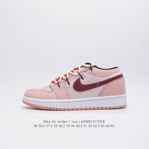 耐克 Nike Air Jordan1 Low Aj1乔丹一代 Aj1 乔1 乔丹1代 解构绑带 低帮经典复古文化休闲运动篮球鞋 原鞋开模 拒绝公底 购置原厂同