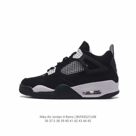 耐克 Nike Air Jordan 4 Retro Og迈克尔 乔丹aj4代乔4 中帮复古休闲运动文化篮球鞋。秉承轻量化的速度型篮球鞋设计思想完成设计，降低重 - 点击图像关闭