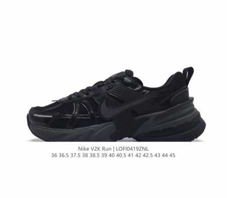 Nike 耐克 V2K Run 减震防滑 复古低帮跑步鞋 超火复古跑鞋，采用太空革组合呼吸网眼布鞋面材质，搭载正确4层组合底模，嵌入tpu加固稳定模块,双层md - 点击图像关闭