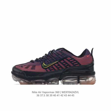 Nike耐克airvapormax360休闲复古全掌气垫缓震运动慢跑鞋。Nike Air Vapormax 360 男女子运动鞋的设计灵感源自 Air Max - 点击图像关闭