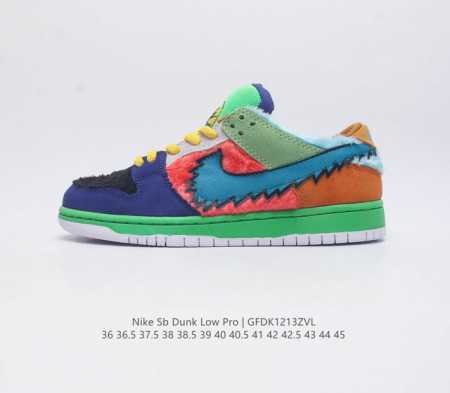 真标 耐克 Ben & Jerry'S X Nike Sb 全新联名 Sb板鞋 五只熊 跳舞小熊 毛茸茸 小熊 熊毛 Nike Sb Dunk Low Pro - 点击图像关闭