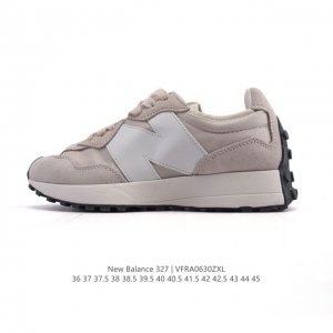 真标 Nb 新百伦 New Balance 327系列复古休闲运动慢跑鞋时尚男女运动鞋 以更纯粹的复古风格设计打造的全新造型 侧身还以解构设计，将 N 字标志以