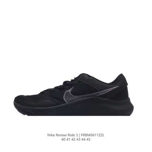耐克 Nike 经典男士跑步鞋renew Ride 3轻质透气运动鞋缓震舒适百搭老爹鞋。当菜单上有日常跑步时，Nike Renew Ride 3 会提供平稳柔软
