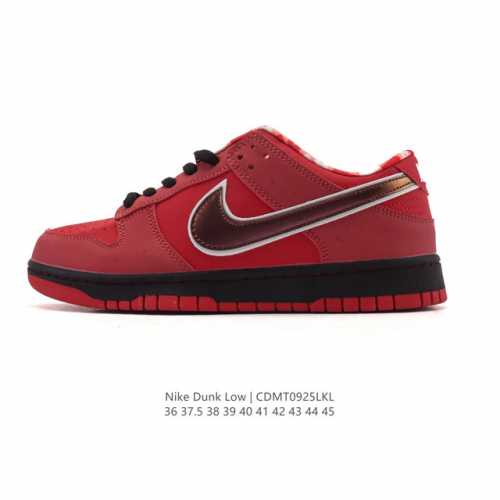 真标 耐克Nb系列运动滑板鞋 波士顿知名鞋店重磅联名Concepts X Nike Dunk Low pro Sb Red Lobster “红龙虾” Conc