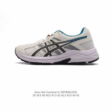 Asics 亚瑟士 2024新款男子gel-Contend 4缓震回弹透气跑步鞋 高颜值百搭入门级跑鞋多层网面织物+植绒材质构成了亚瑟士logo图案，具有很高的 - 点击图像关闭