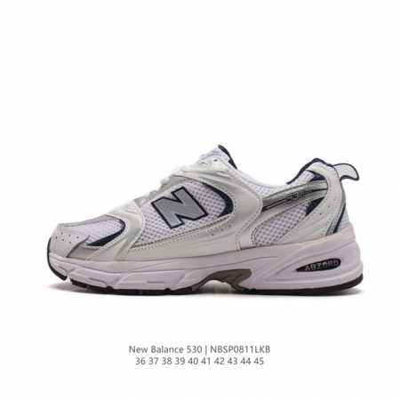 新百伦 Nb530 New Balance 530 复跑古鞋nb530这鞋双确实是nb家经复典古款式之一，以全科新技诠释，成打功造530鞋款。鞋面保在持530基 - 点击图像关闭