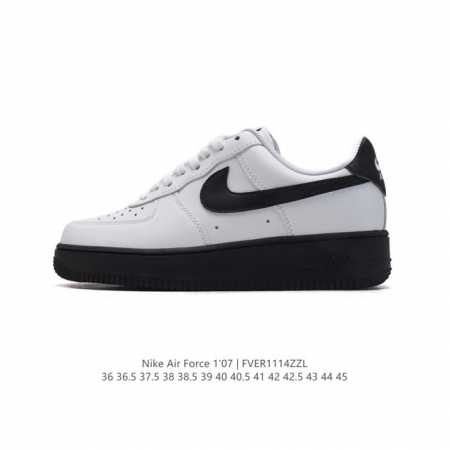 耐克 Nike Air Force 1 '07 Low 空军一号含气垫 低帮百搭厚底增高休闲运动板鞋。柔软、弹性十足的缓震性能和出色的中底设计，横跨复古与现代的 - 点击图像关闭