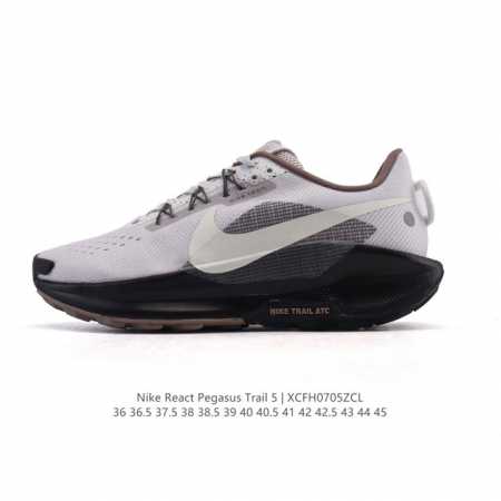 耐克 Nike Pegasustrail5 男女同款越野跑步鞋夏新款耐克飞马该鞋款搭载出众回弹的 Reactx 泡绵中底，多种地面，皆可轻松驾驭。采用别致设计。 - 点击图像关闭