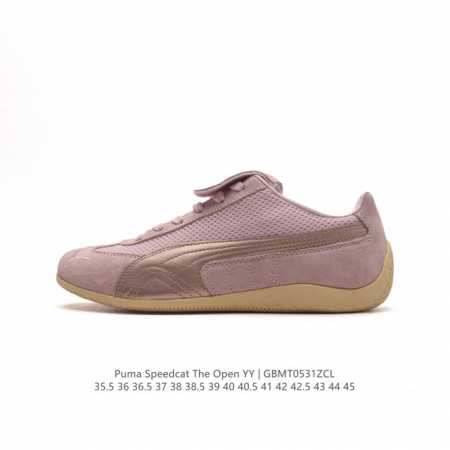 Puma 彪马 采用轻量冲孔呼吸皮革网面材质鞋面，中底eva缓震组合耐磨橡胶外底 宝马赛道精神街头风，联乘著名全球汽车制造bmw宝马赛车运动系列 X Puma - 点击图像关闭