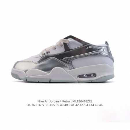 耐克 Nike Air Jordan 4 Retro Og迈克尔 乔丹Aj4代乔4 低帮复古休闲运动文化篮球鞋。秉承轻量化的速度型篮球鞋设计思想完成设计，降低重 - 点击图像关闭